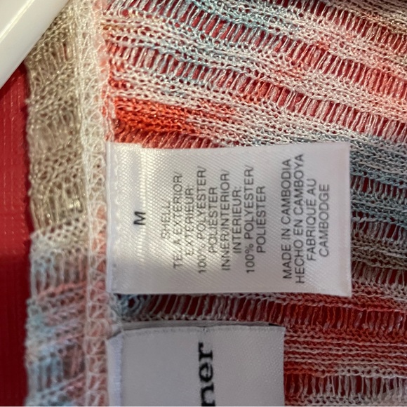 Alfred Dunner Sheer Lightweight Open Cardigan - Picture 3 of 4